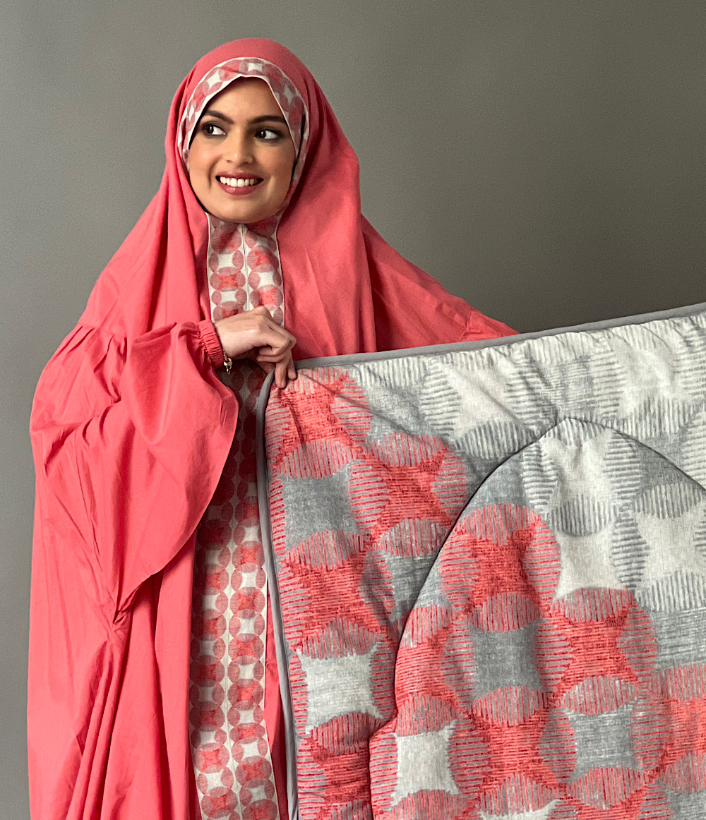 طقم صلاة -  برتقالي 