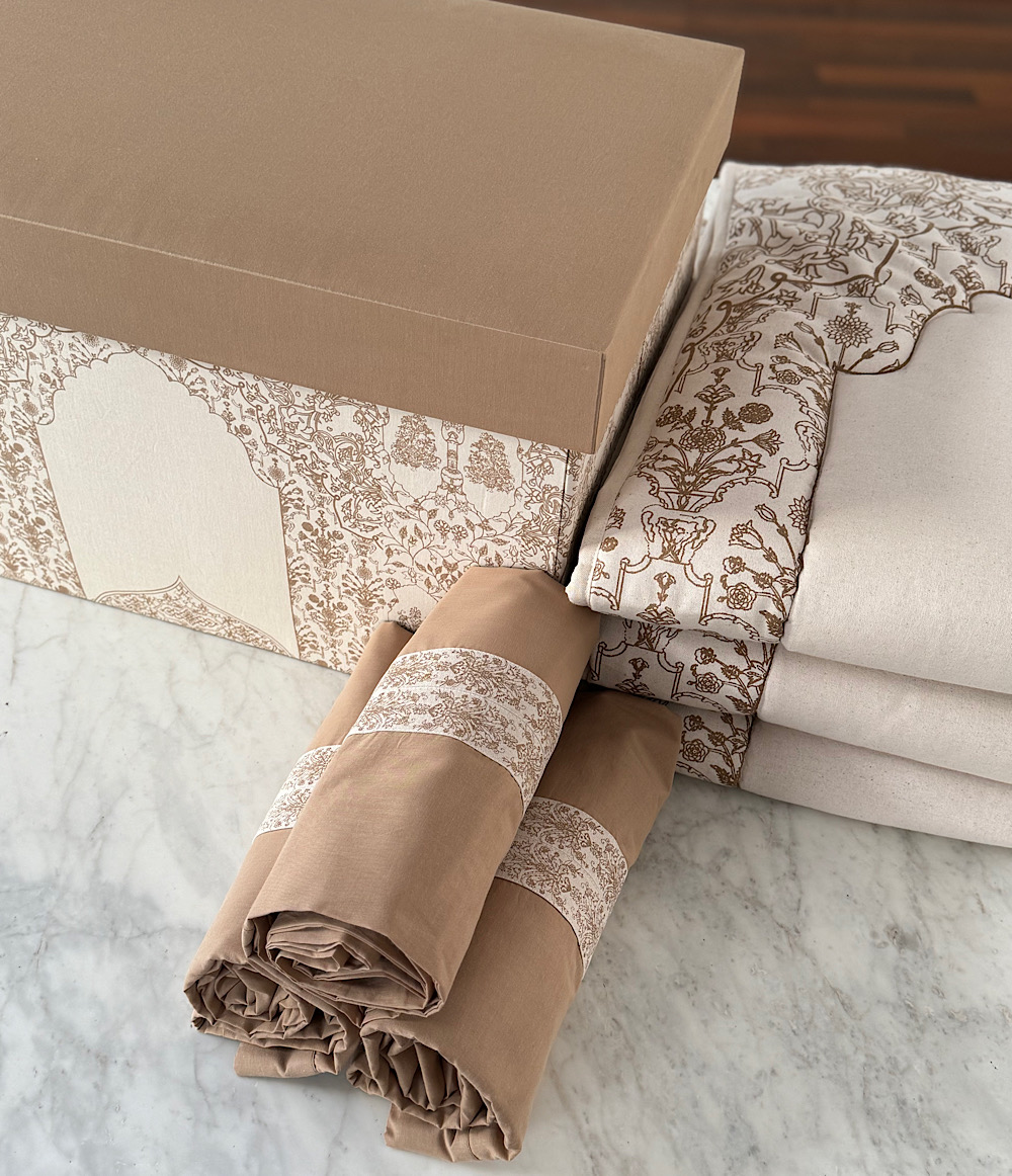 بوابة الهند أطقم لف  - بيج