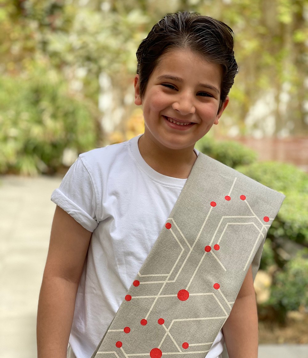 اطقم صلاة ولادي - رمادي  