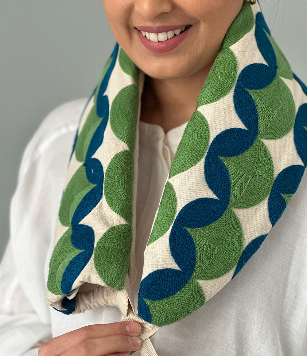 مطارة ماء حار اوراق  - اخضر        