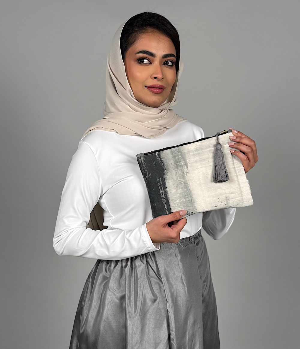 طقم صلاة تنورة - رمادي  