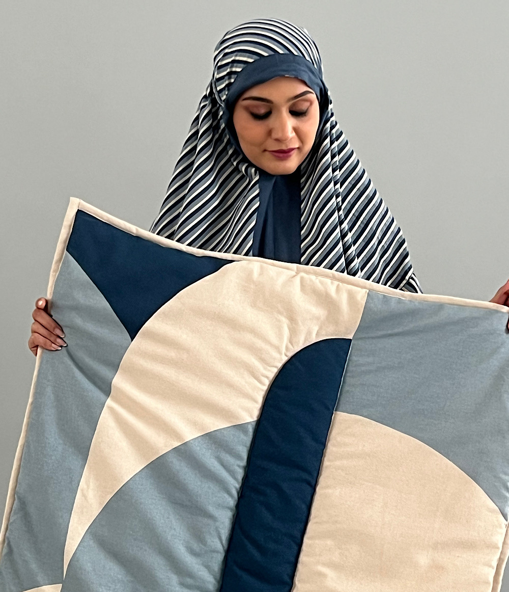 طقم  صلاة - كحلي   