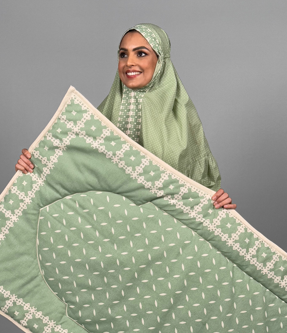 طقم صلاة -اخضر 