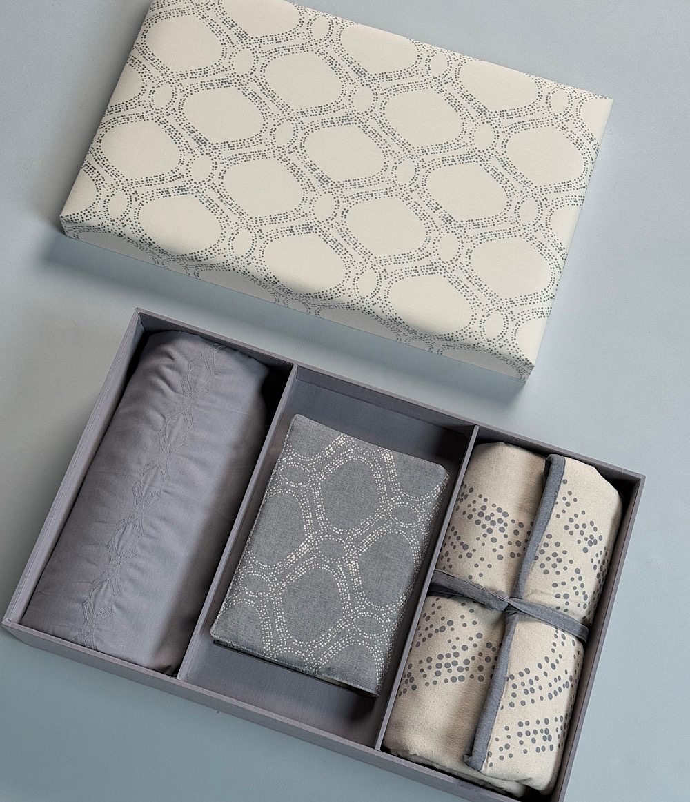 طقم صلاة للرجال - رمادي