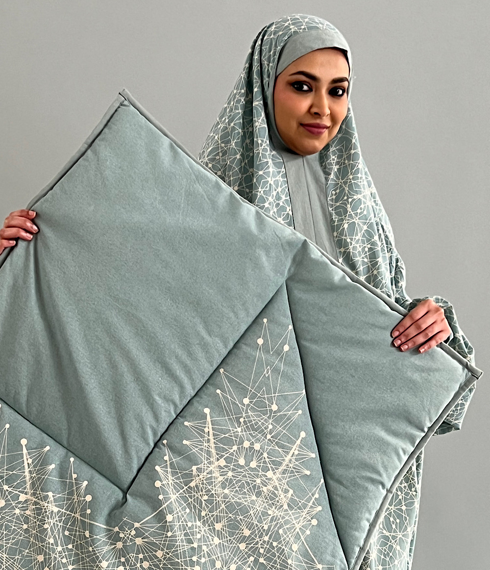 طقم  صلاة - ازرق    