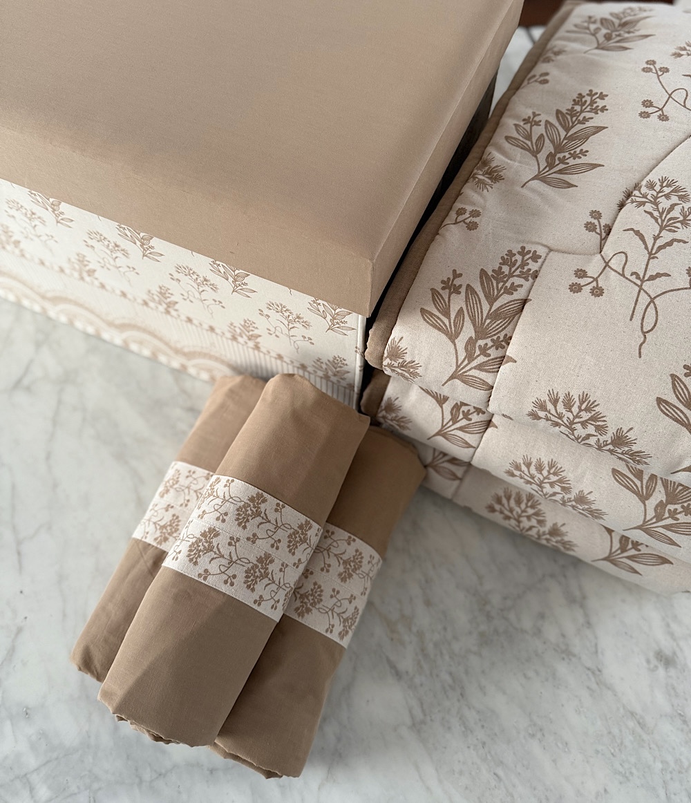 طقم صلاة ضيوف - لف  - بيج