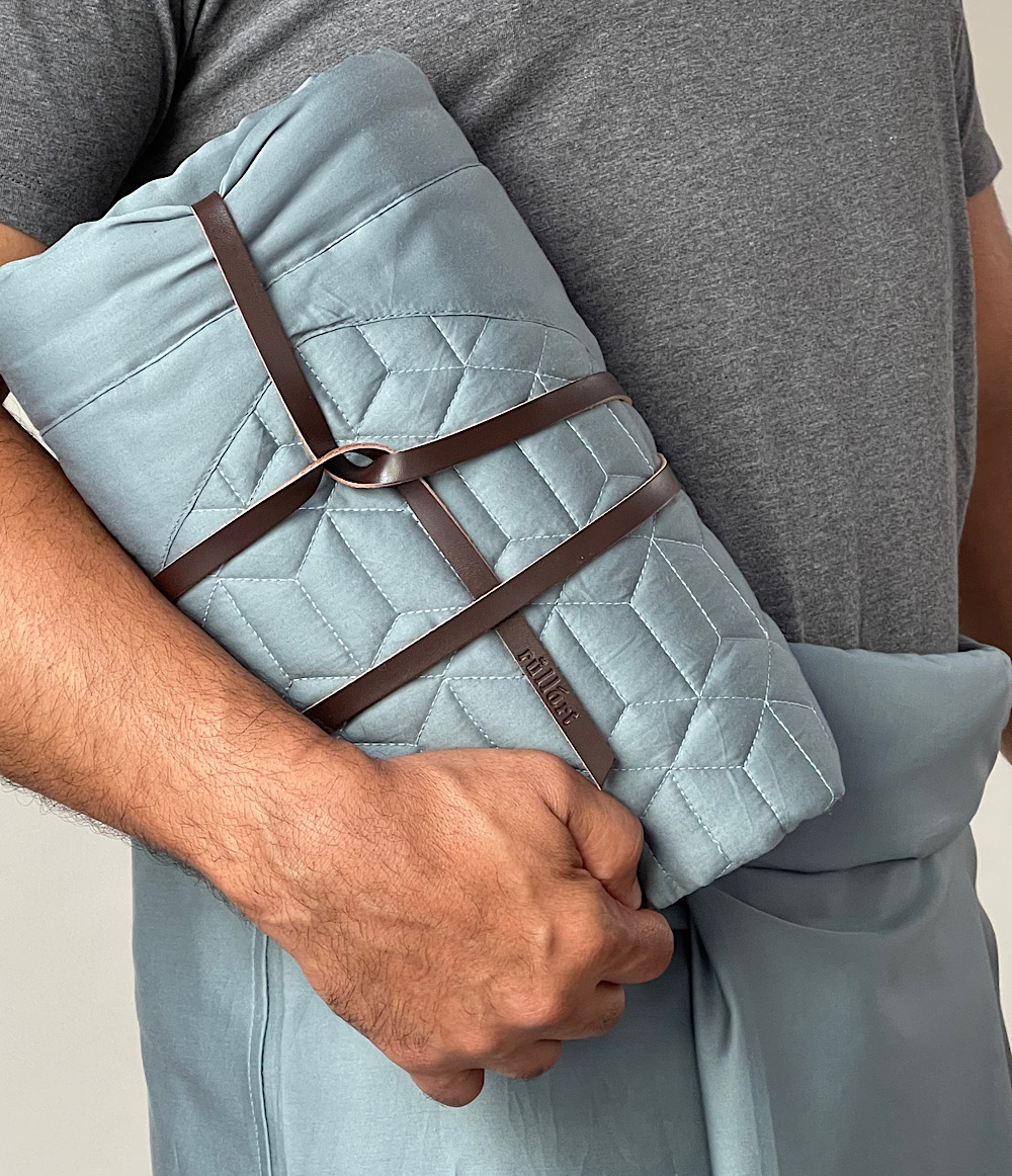 سجادة رجالي -ازرق  