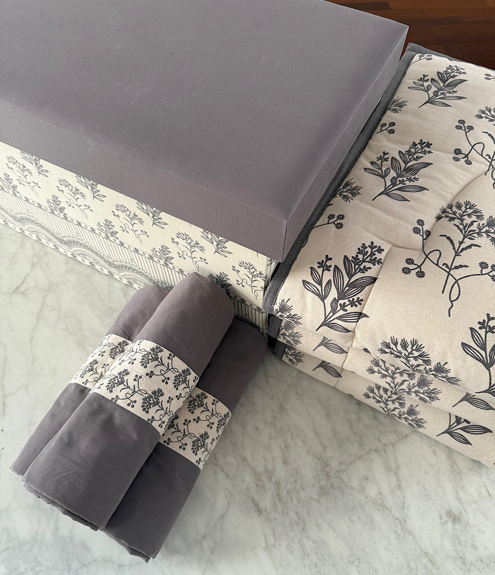 طقم صلاة الضيوف - رمادي